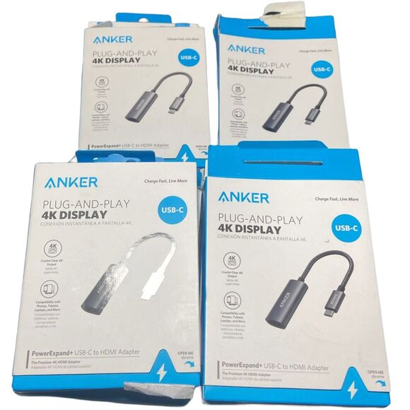 Lot of 8 Anker PowerExpand+ USB-C to HDMI Adapter 4K@60Hz Open Box Wear - Picture 5 of 6